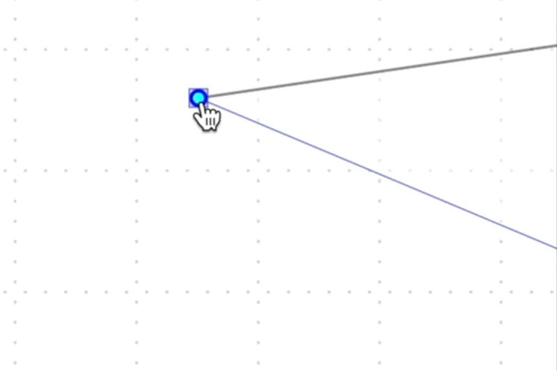 Cursor on page making a loop