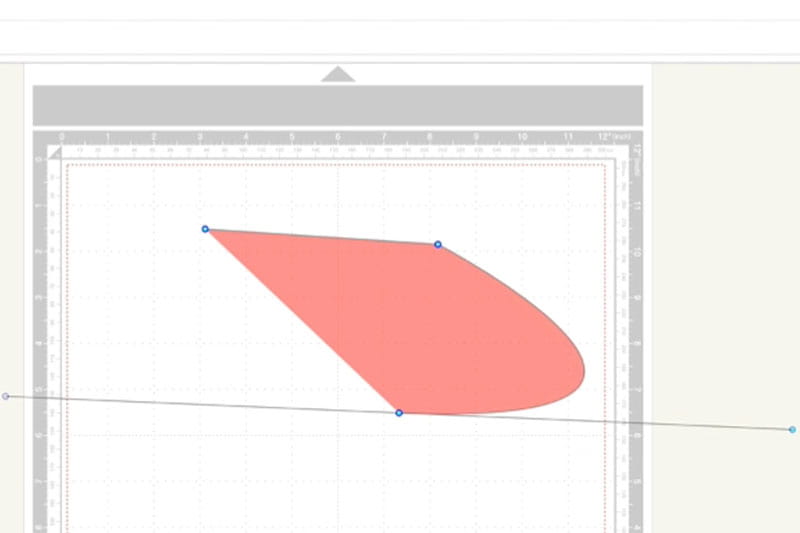 Showing how to curve the loop
