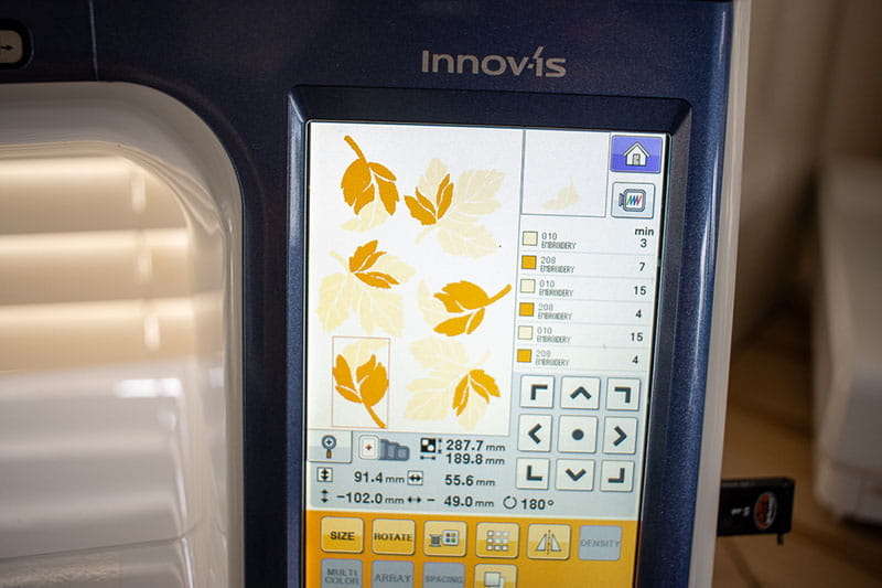 embroidered fall table cloth
