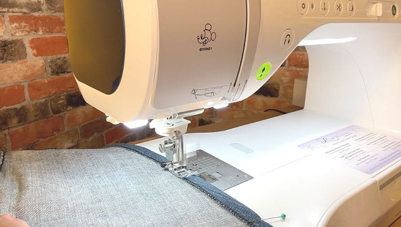 Putting the pattern back on the sewing machine