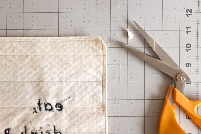 DIY fall quilt table runner measurements