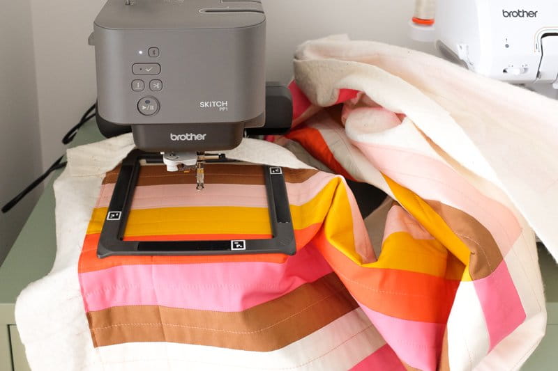 sewing a table runner