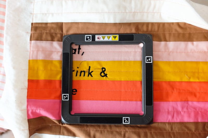 Sewing table cloth
