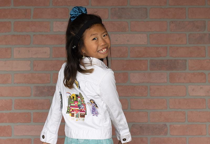 Disney Encanto Jacket Patches modeled-3