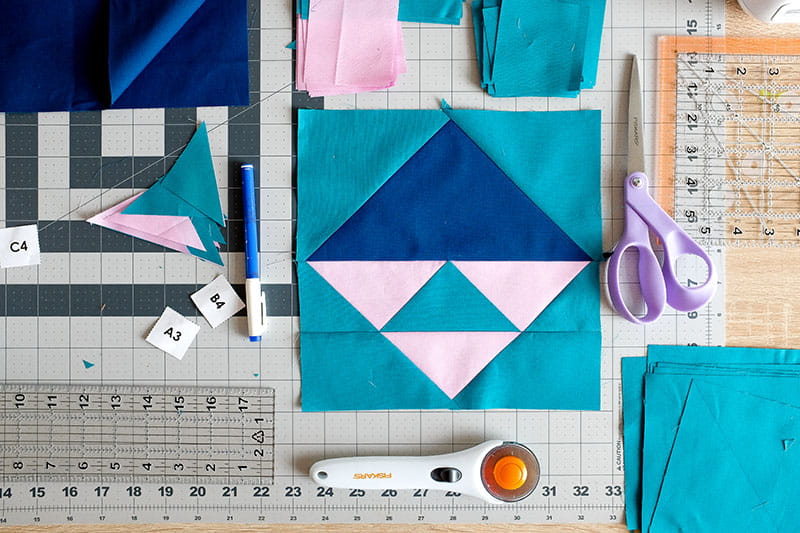 Quilts on Brother cutting mat