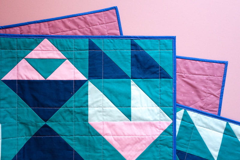 Quilts on top of each other