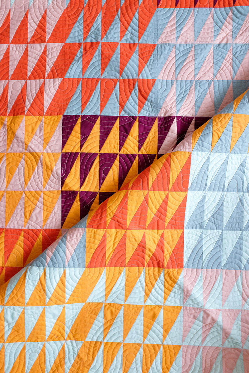 Quilt that was made through basting