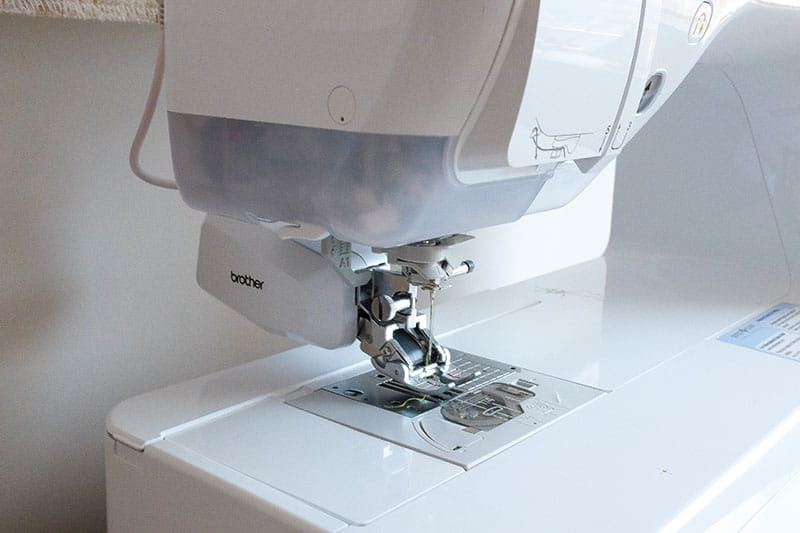 Foot of the sewing machine