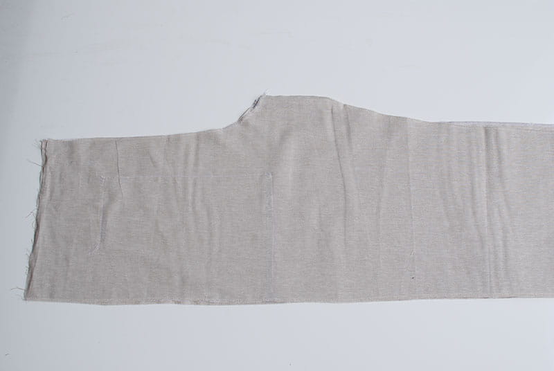 Fabrics sewed together