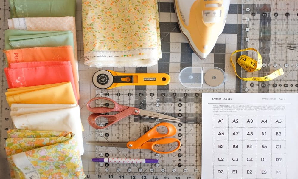 quilt supplies and tools