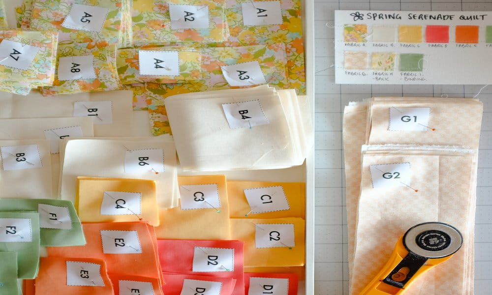 spring serenade quilt along