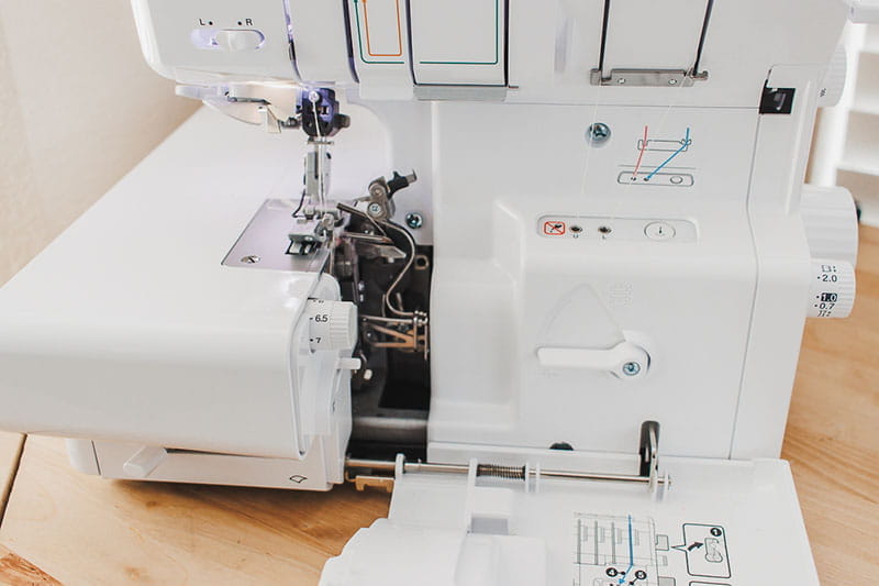 Brother sewing machine ready for sweater project