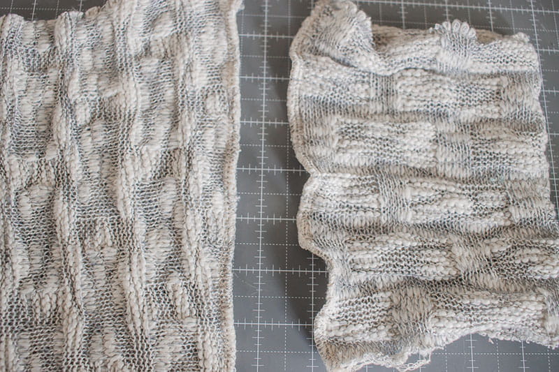 Comparison of the two fabrics