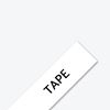 TZeM231SBlackOnMatteWhiteTape