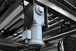 Conveyor using a Brother gearmotor