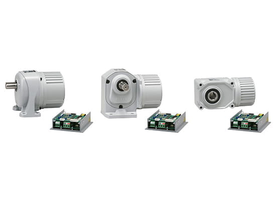 Three Brother gearmotors silhouettes