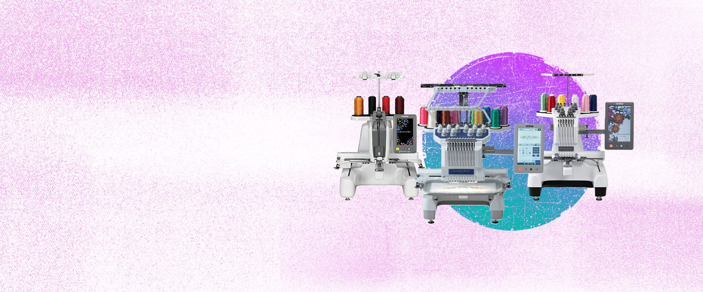 PR bundle for embroidery machines