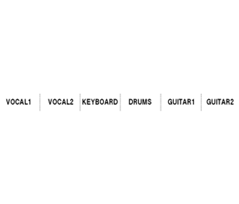 Mixer panel label
