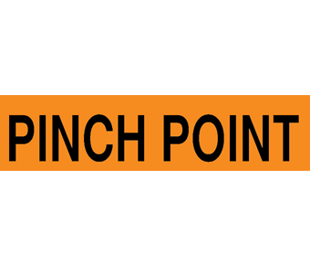 Pinch point label