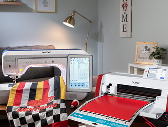 SDX230DI and XP2 in craft room with projects