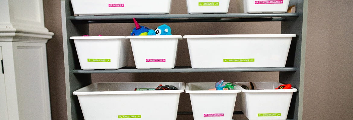 clutter free kids room
