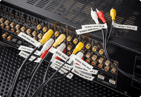Organize cables, pipes, and more with labeling tools from Brother