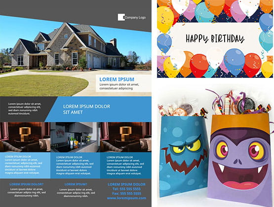 Flyer and birthday party inspiration, 