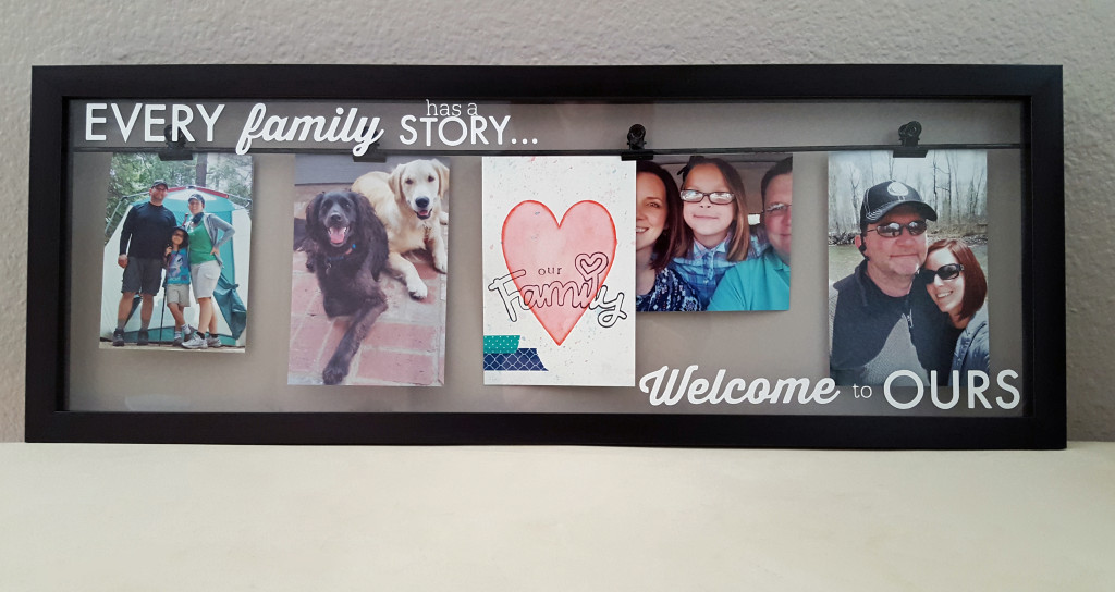 ScanNCut - Craft Vinyl on Glass Photo Frame