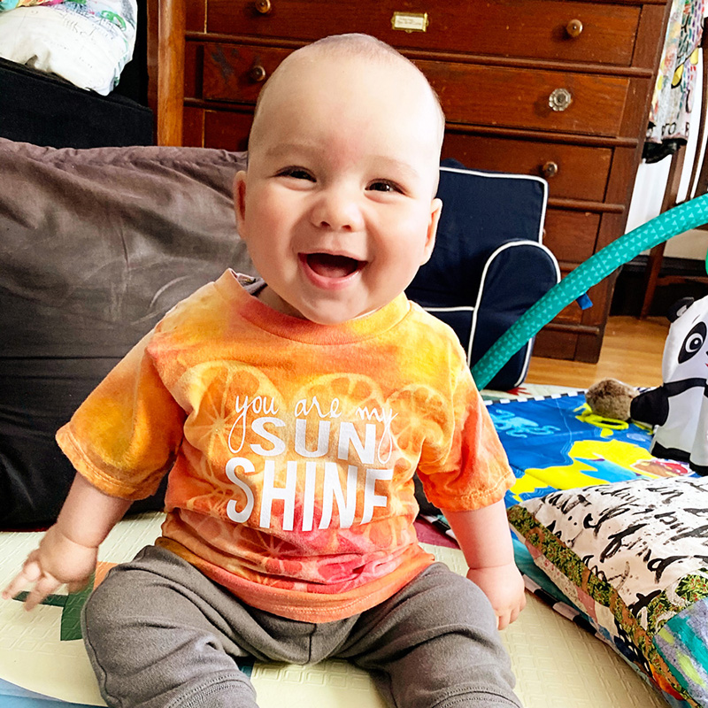 Baby in Shirt