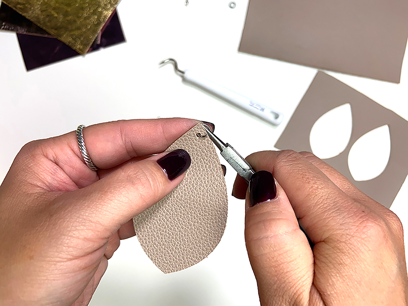 Hoop the hole for earring