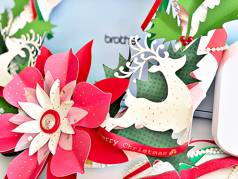 closeup of wreath