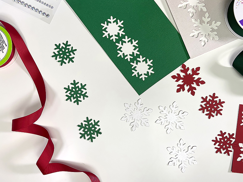 assorted snowflakes