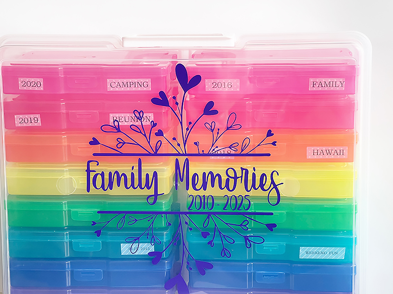 finished photo box
