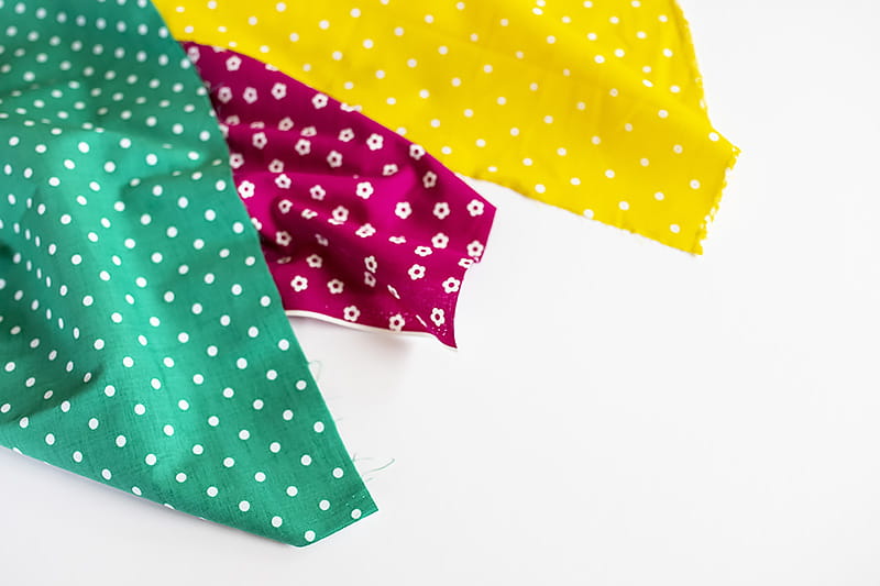 fabric pieces