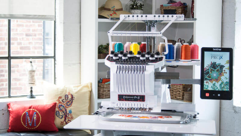 The Entrepreneur Pro X PR1050X 10-Needle Embroidery Machine