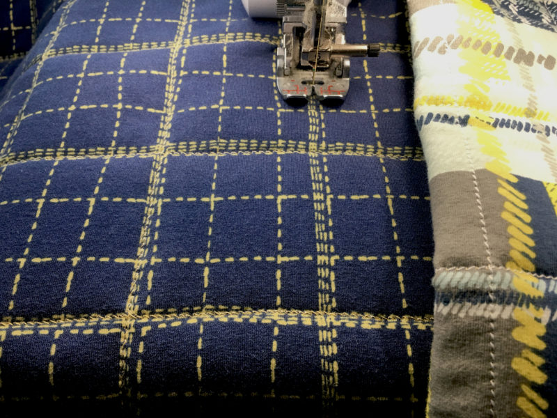 Whole Cloth knit quilt 2