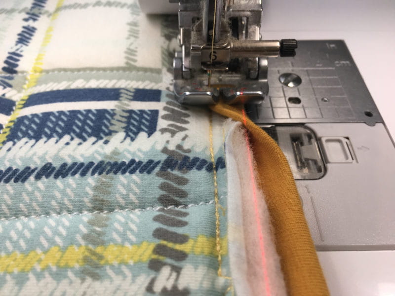 Whole Cloth Knit Quilt 5