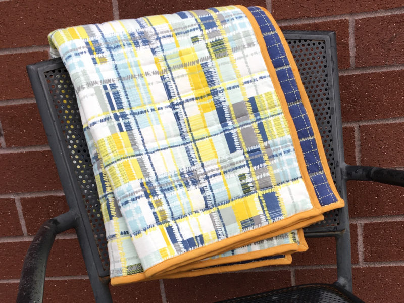 Whole Cloth Knit Quilt 6