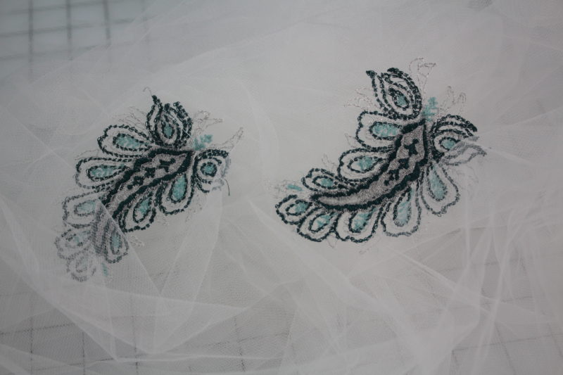 embroidered tulle 124
