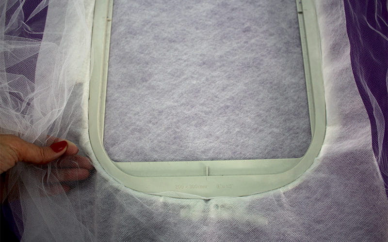 How to Embroider on Tulle