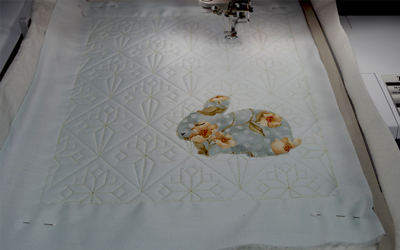 Quilted and Applique Placemat 689