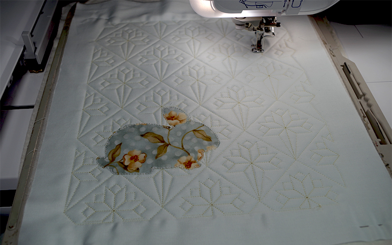 Quilted and Applique Placemat 694