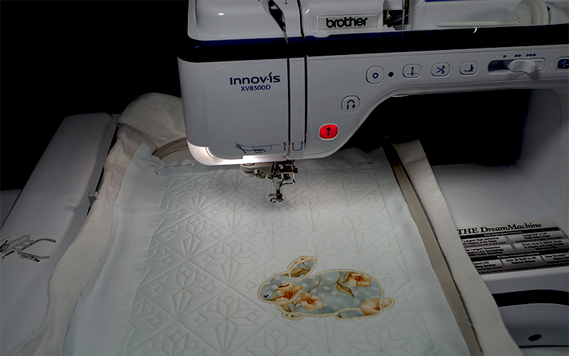 Quilted and Applique Placemat 697