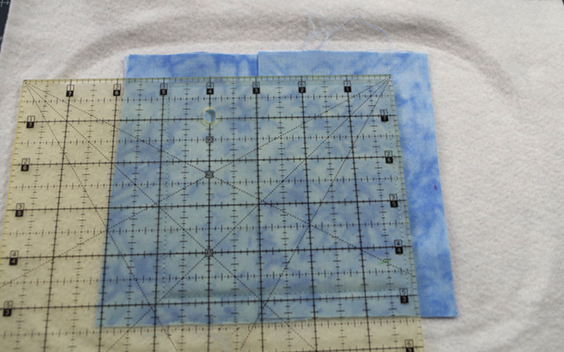 Trimming Tulip Coaster to hold 1/4" Seam allowance