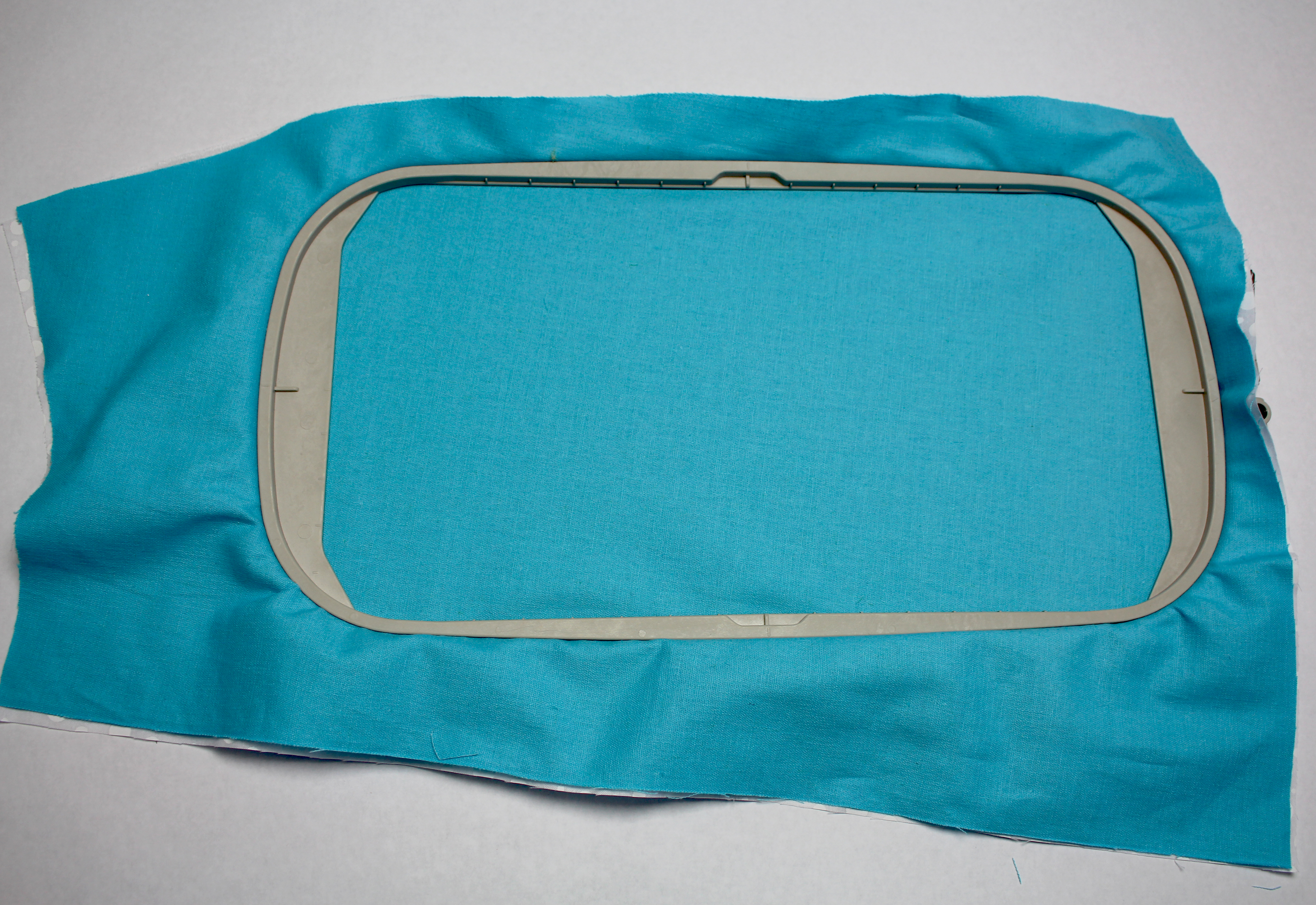 Hooping Fabric - right side up - photo 2