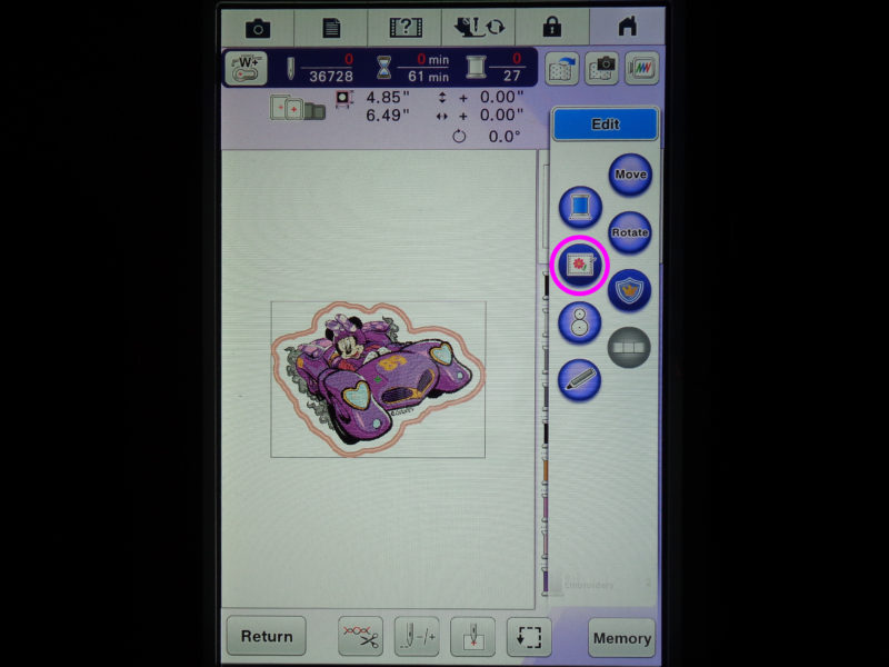 Image 7 Add Basting Stitch - Minnie Roadster_Mickey & Minnie