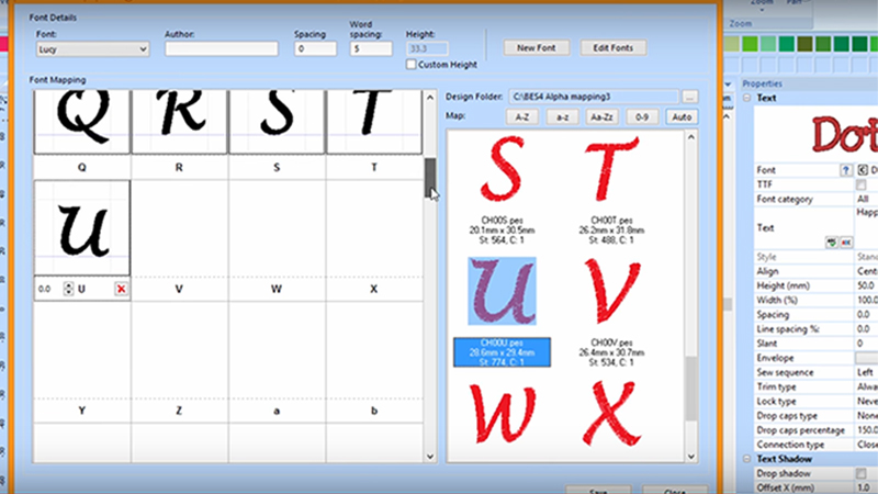 BES4 Alpha Mapping