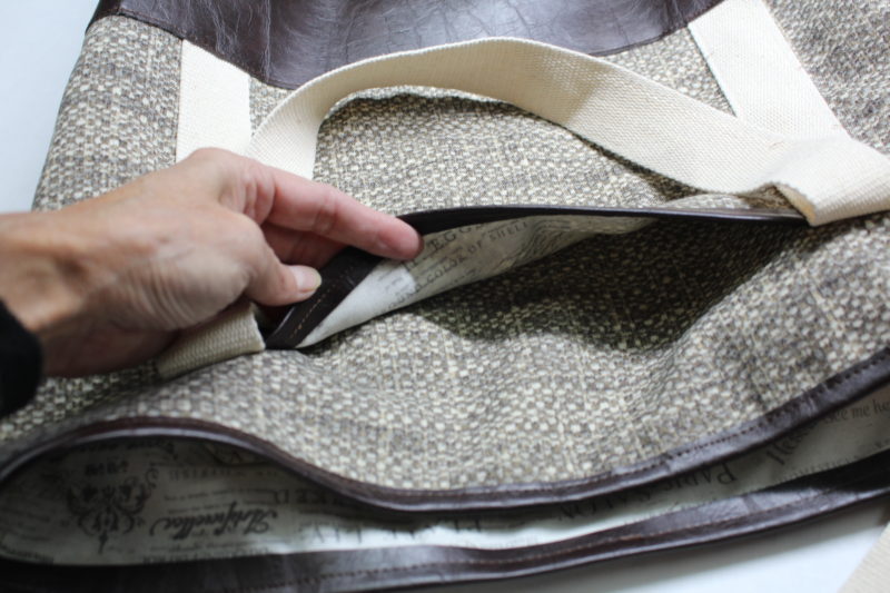 Canvas Bag Outside Pocket
