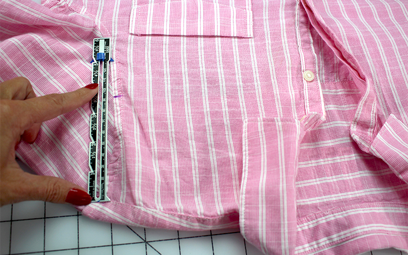 buttondown - 4 inches down from shoulder pic 21