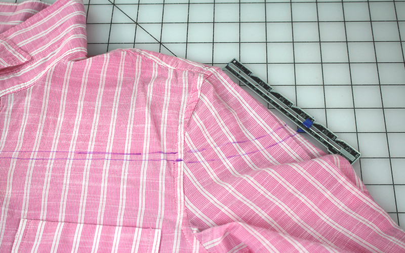 buttondown - pic 23 - marking shoulder